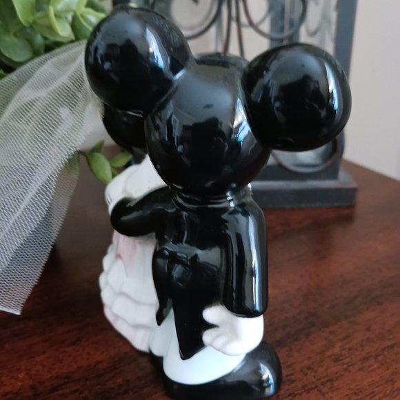 Vintage Disney China Mickey and Minnie Wedding Figurine - Picture 7 of 10
